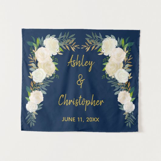 Boho Fall Wedding Back drop, ceremonie Decoraties Wandkleed (Voorkant (horizontaal))