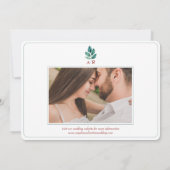 Boho Fall Wedding Save the Date Kaart (Achterkant)