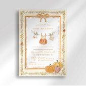 Boho Falling In Love Herfst Baby shower Girl Kaart