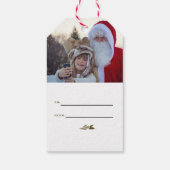  Boho Familie Vrolijke Kerst Waterverf Cadeaulabel (Achterkant)