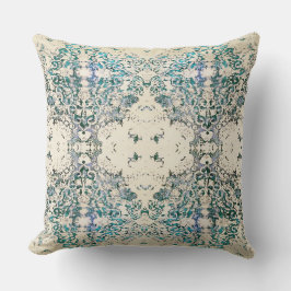 Boho  Fancy India Blue Bohemian Pillow Kussen