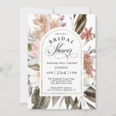 Boho Fantasy Waterverf Floral Vrijgezellenfeest Kaart (Voorkant)