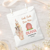 Boho Farm Animal 1st Birthday |Cute Rustic Barnyad Bedankzakje (Geknipt)