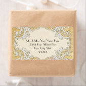 BOHO Faux Burlap in Lace gypsy moderne stijl Etiket (Insitu)