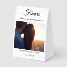 Boho Favor Foto Voetstuk Bord