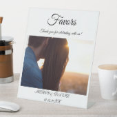 Boho Favor Photo Pedestal Sign Reclamebord Met Voetstuk (Insitu)