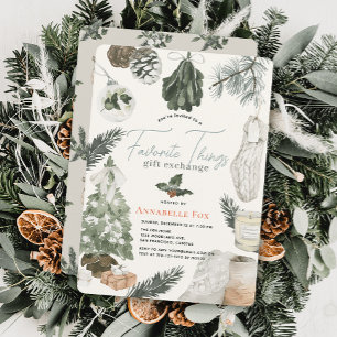 Boho favoriete dingen cadeau-ruildag kaart