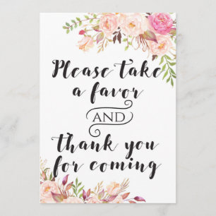Boho Favors neem er een bord 5x7" Grootte Kaart