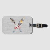 Boho Feather Arrows Bagagelabel (Voorkant (horizontaal))