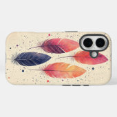 Boho Feather Dance Telefoonhoesje Case-Mate iPhone Case (Achterkant (horizontaal))