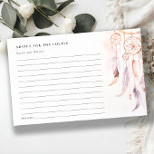 Boho Feather Dreamcatcher Wedding RSVP QR Code