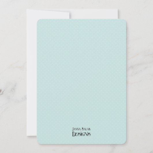 Boho Feather en Arrow Blue Baby shower Uitnodiging (Achterkant)