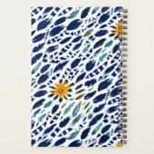 Boho Feather & Floral Pattern Planner (Achterkant)