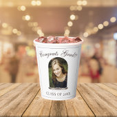 Boho Feather Lijst foto afstudeerfeest Papieren Bekers