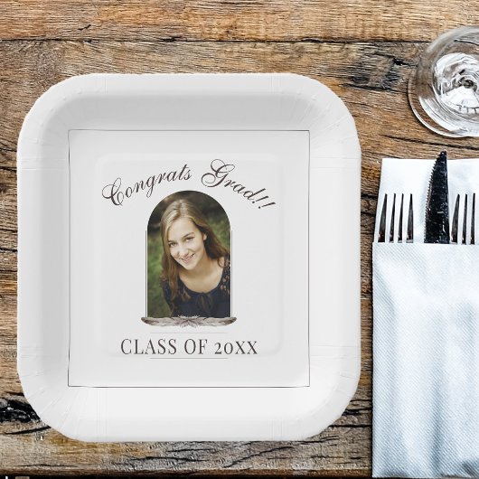 Boho Feather Lijst foto afstudeerfeest Papieren Bordje