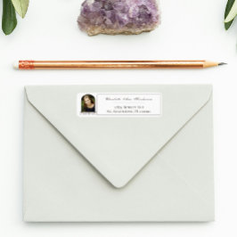 Boho Feather Lijst Foto Afstuderen Adres Etiket