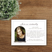 Boho Feather Lijst Foto Afstuderen Behuizing Kaart