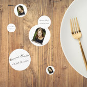 Boho Feather Lijst Foto Afstuderen Confetti