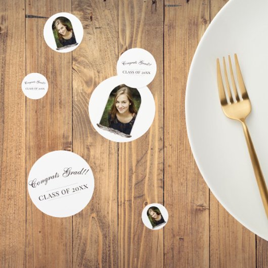 Boho Feather Lijst Foto Afstuderen Confetti