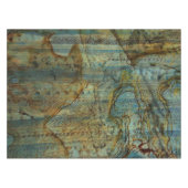 Boho Feather Marble Stone Tafelkleed (Voorkant (Horizontaal))