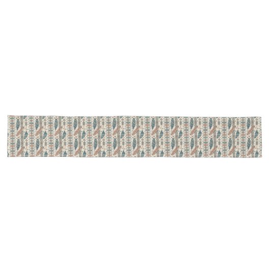 Boho Feather Pijl Tafel Runner Home Decor Lange Tafelloper (Horizontaal)