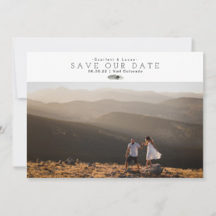 Boho Feather Waterverf   Minimaal Bewaar onze datu Save The Date