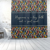 Boho Feathered Quiet Mind Douche Gordijn
