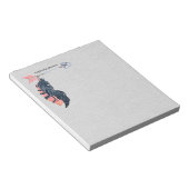 Boho Feathers and Arrow Personalized Notitieblok (Schuin)