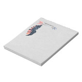 Boho Feathers and Arrow Personalized Notitieblok (Linkerzijde)