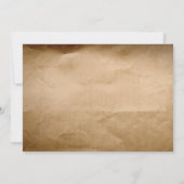 BOHO Feathers and Lace Het is een meisje Baby show Kaart (Achterkant)