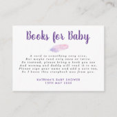 Boho Feathers Books voor Baby Insert Informatiekaartje (Voorkant)