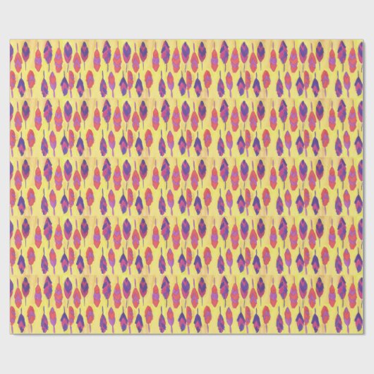 Boho Feathers Cadeaupapier (Vlak)