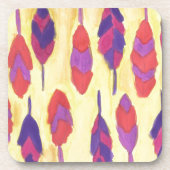 Boho Feathers Drankjes Onderzetter (Voorkant)