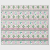 Boho Feathers Ethnic Cadeaupapier (Vlak)