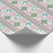 Boho Feathers Ethnic Cadeaupapier (Hoek)