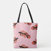 Boho Feathers:  Herhaal. Tote Bag (Achterkant)