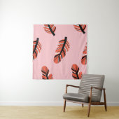 Boho Feathers: Herhaal. Wandkleed (In Situ (horizontaal))
