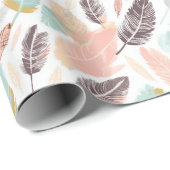 Boho Feathers inpakpapier (Rol Hoek)