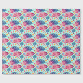 Boho Feathers Pattern Cadeaupapier (Vlak)