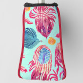 Boho Feathers Pattern Golfheadcover (Draai 90)