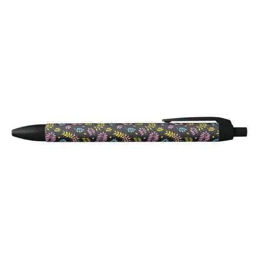 Boho Ferns-Bold Zwarte Inkt Pen (Bovenkant)