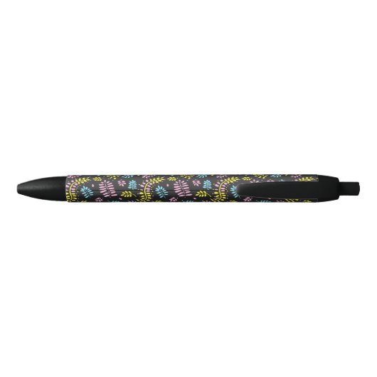 Boho Ferns-Bold Zwarte Inkt Pen (Achterkant)