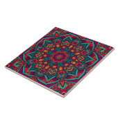 Boho Festive Mandala Tegeltje (Zijkant)