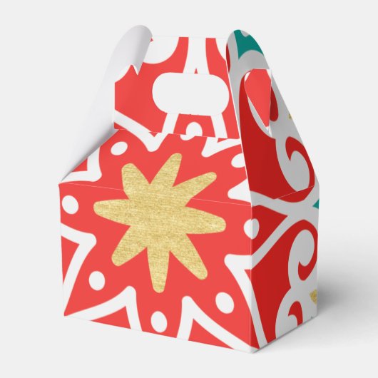 Boho Fiesta Geometric Bedankdoosjes (Voorkant Zijde)