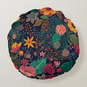 Boho Fiesta Papel Picado Fusie Rond Kussen