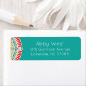 Boho Fiesta Return Address Label (Insitu)
