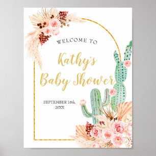 Boho Fiesta Taco 'bout Love Welkom Bord Poster