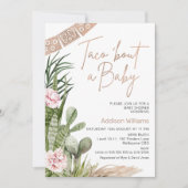 Boho Fiesta Taco over een Baby-Baby shower Kaart (Voorkant)