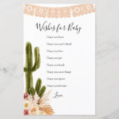 Boho Fiesta Taco'bout Love Wwish for Baby Kaart (Voorkant)