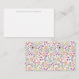  Boho-fiets Aangepaste naam Cadeaubehuizing Notitiekaartje